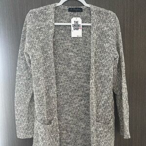 NWT - B Flawless Gray Marled Open Cardigan - Size S